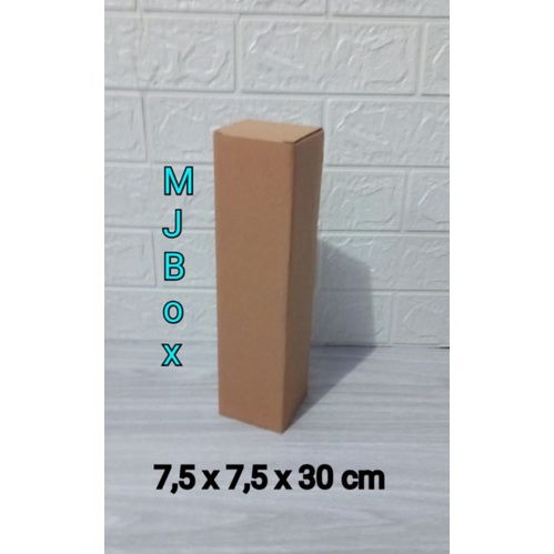 

Kardus karton Uk. 7,5x7,5x30 cm.........Die Cut Kotak Botol