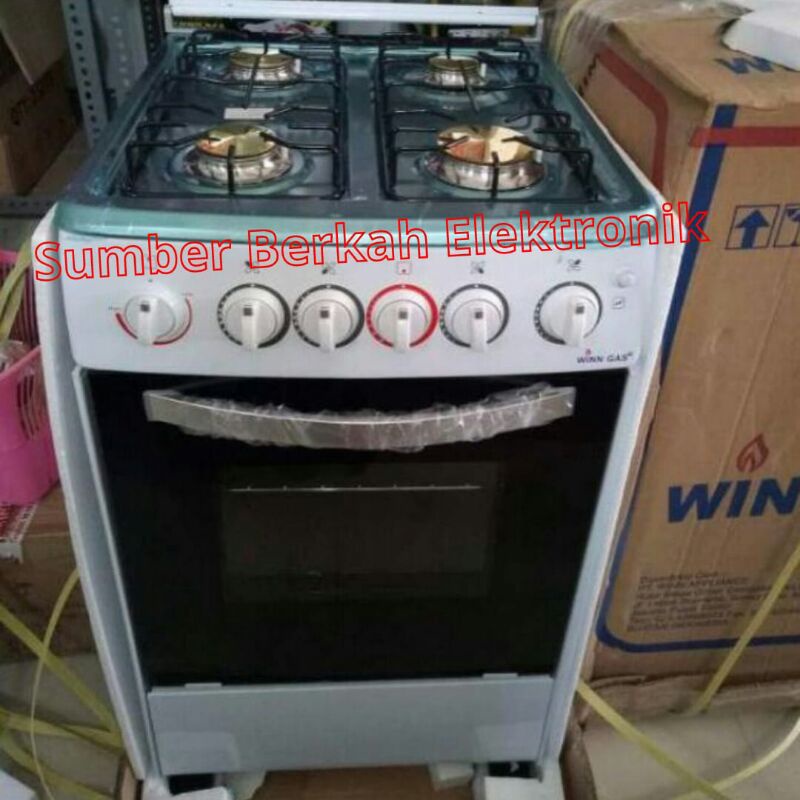 Jual Winn Gas Kompor Free standing / Kompor Oven / Kompor Restauran Win Gas W5060 4 tungku free