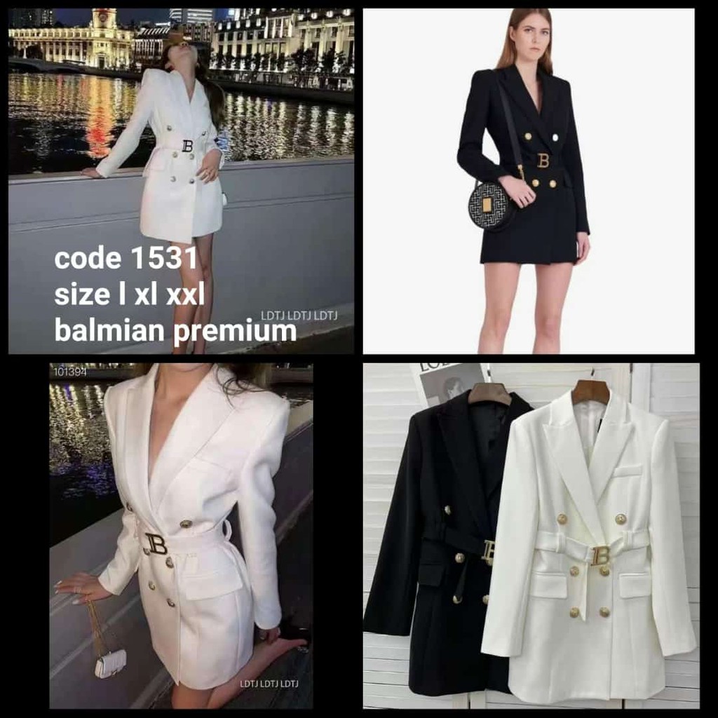BLAZER BALMAIN WANITA PREMIUM