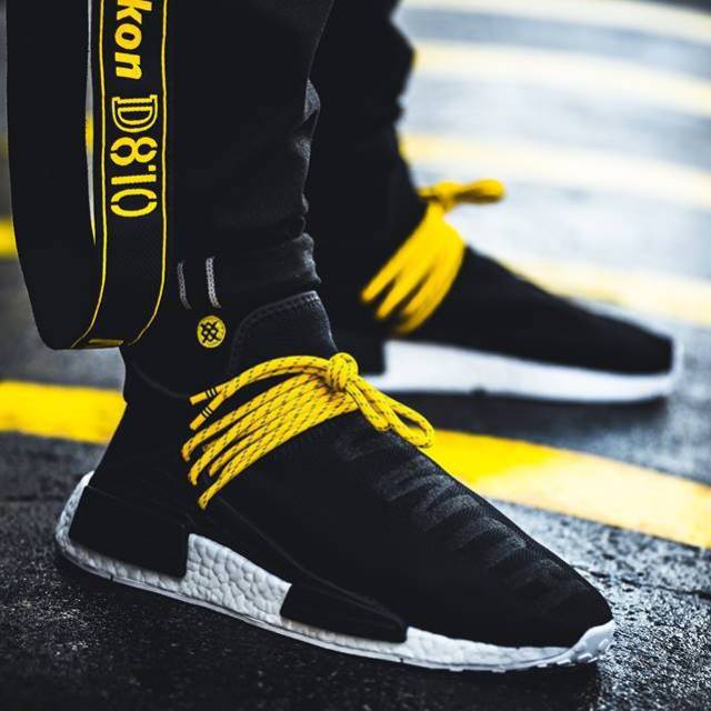 Adidas Nmd Human Race x Pharrell "Black Yellow"
