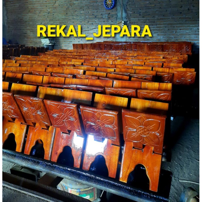 Rekal Al-Quran Motif Bunga Untuk Waqaf Asli Jepara Paket Hemat Isi 10pcs