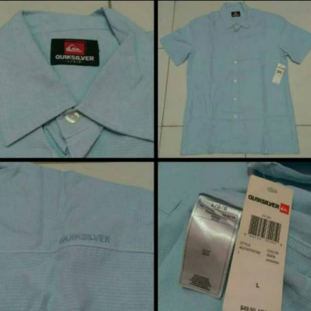 Kemeja Quiksilver izu original