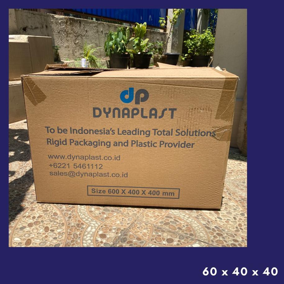 

GROSIR_JAKARTA Kardus Bekas Dynaplast / Ukuran Besar PxLxT = 60x40x40 cm / Packology