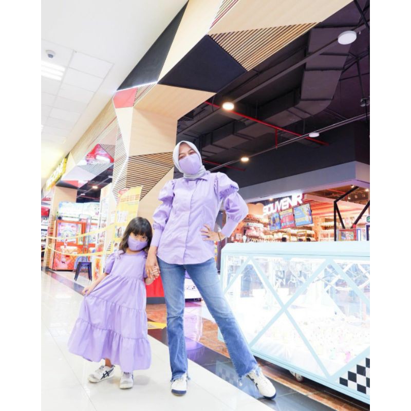 Homewear Kids Style / Dress Anak Perempuan / Kemeja Anak Perempuan / Kemeja Anak Laki-Laki/ Dress Fuschia/ Dress Anak Murah / Kemeja Anak Cewek / Kemeja Anak Cowok