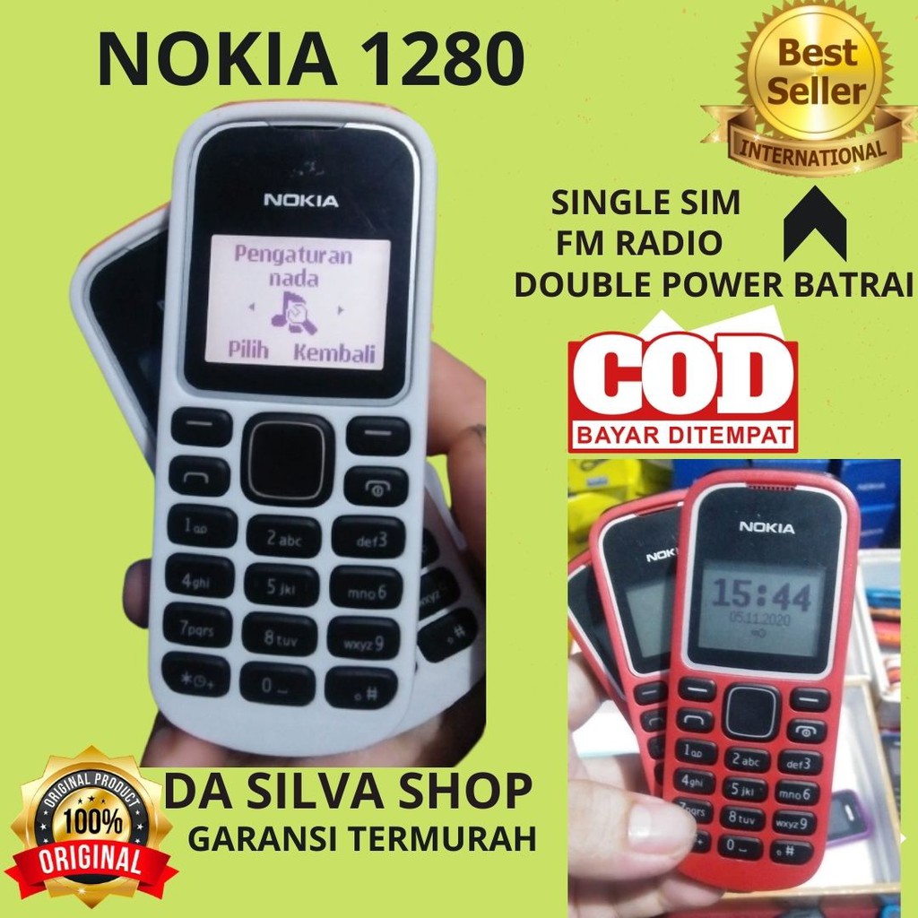 HP NOKIA JADUL ORIGINAL 1280 REFURBISH MULUS_HP NOKIA MURAH_HP JADUL-1