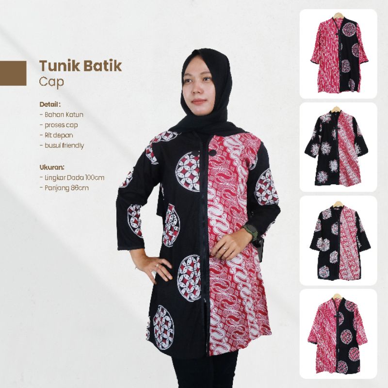 Tunik Batik Cap - NairaBatik