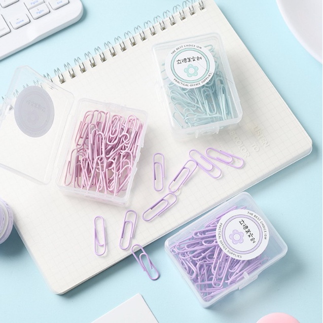

Paper CLIP 28 mm Klip Kertas Warna Pastel Macaron