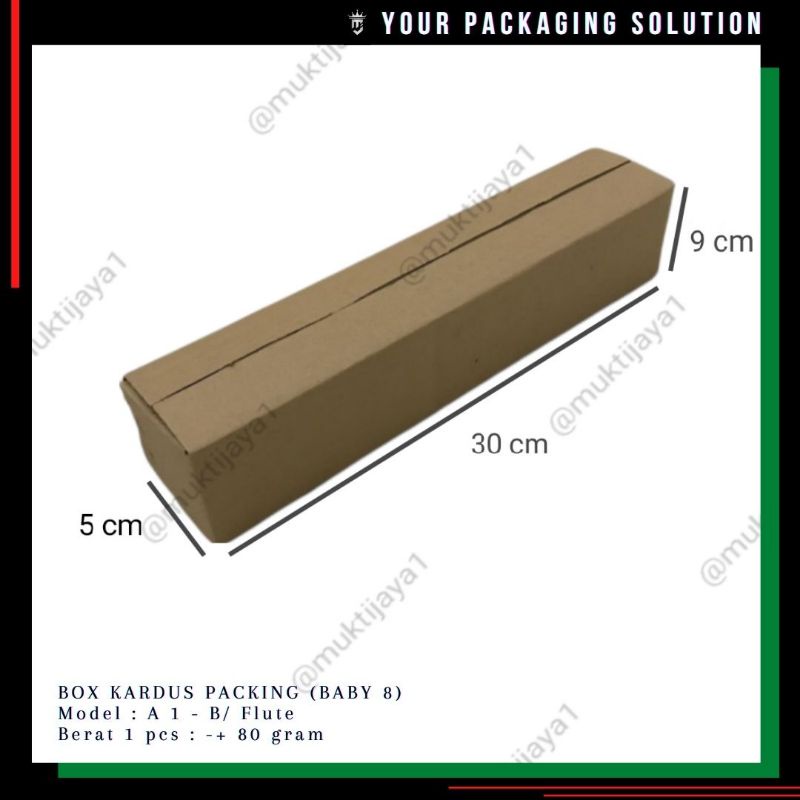 

Box Baby 8 • 30x5x9cm • Kotak/Kardus/Karton