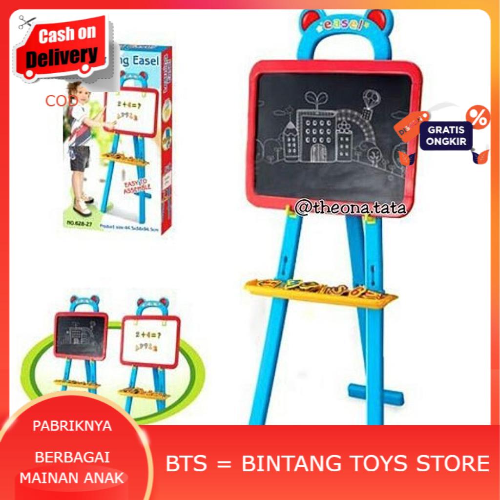 

-COD/BAYAR DI TEMPAT Mainan Anak LEARNING EASEL / PAPAN TULIS 3 IN 1