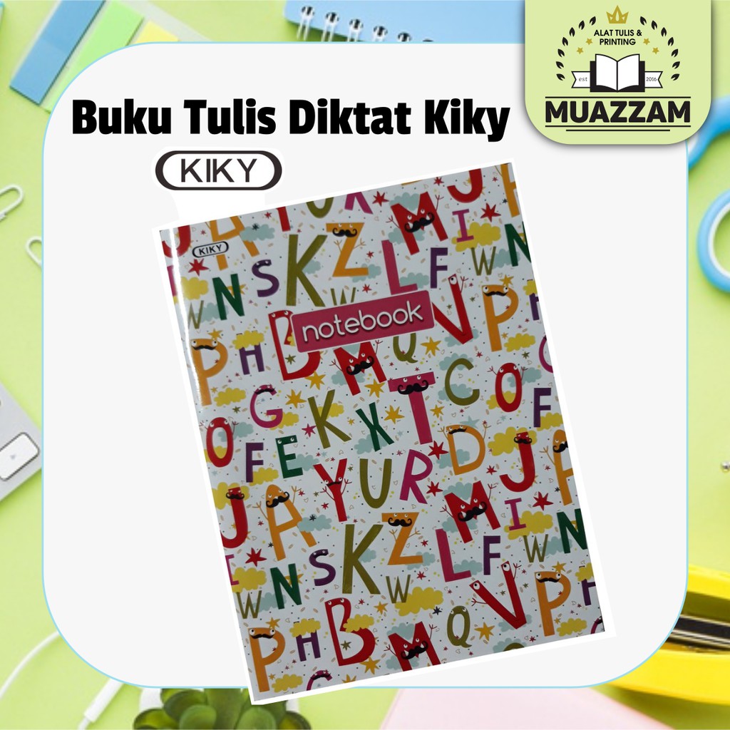 

Kiky Buku Tulis Diktat Kuliah 40 Lembar Uk. 21 x 28 cm