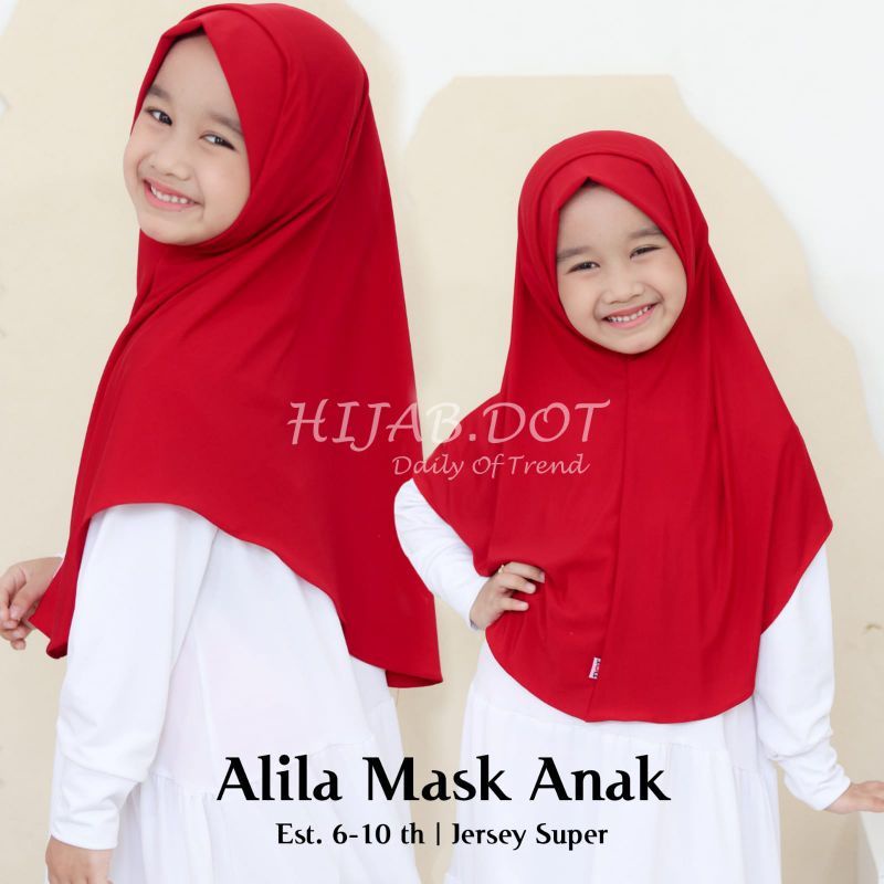 [COD] jilbab anak / Alila mask 6-10thn / jilbab masker / slip in / jilbab anak lucu / jilbab anak 10 thn / jilbab anak lucu bagus