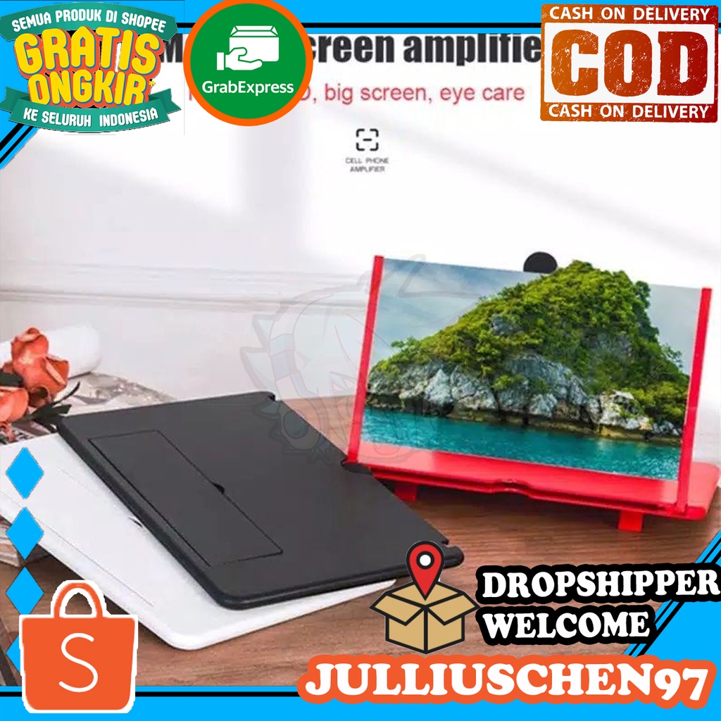 JJ CHEN Kaca Pembesar Layar Hp Tablet Enlarge Screen F3 Aksesoris Hp Layar Hp Layar Lipat