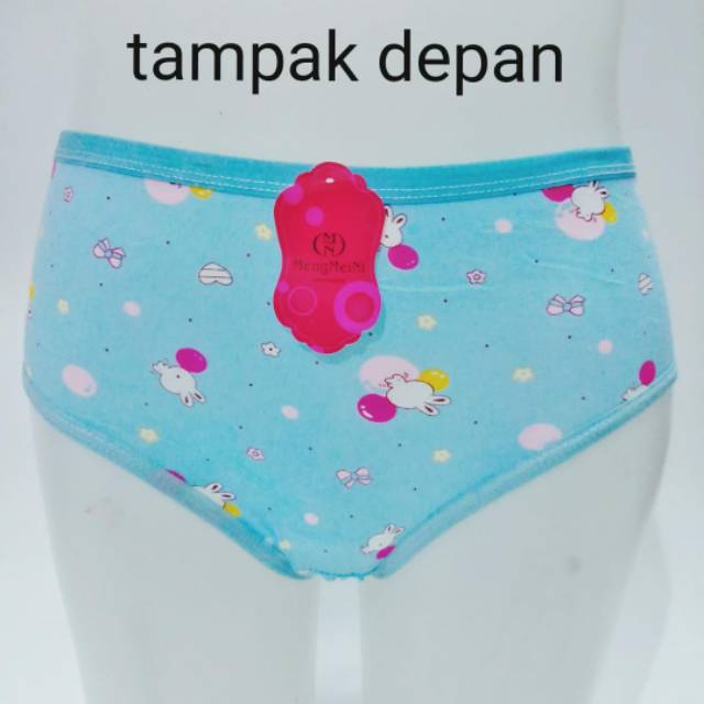 1Lusin 12pcs Celana Dalam Wanita CD Wanita  Motif Import Super  Soft  Allsize Fit L Cd Cewek Murah