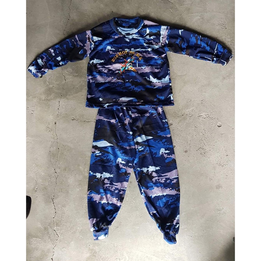 Kaos Loreng Anak TNI AU Kaos Anak Loreng AURI