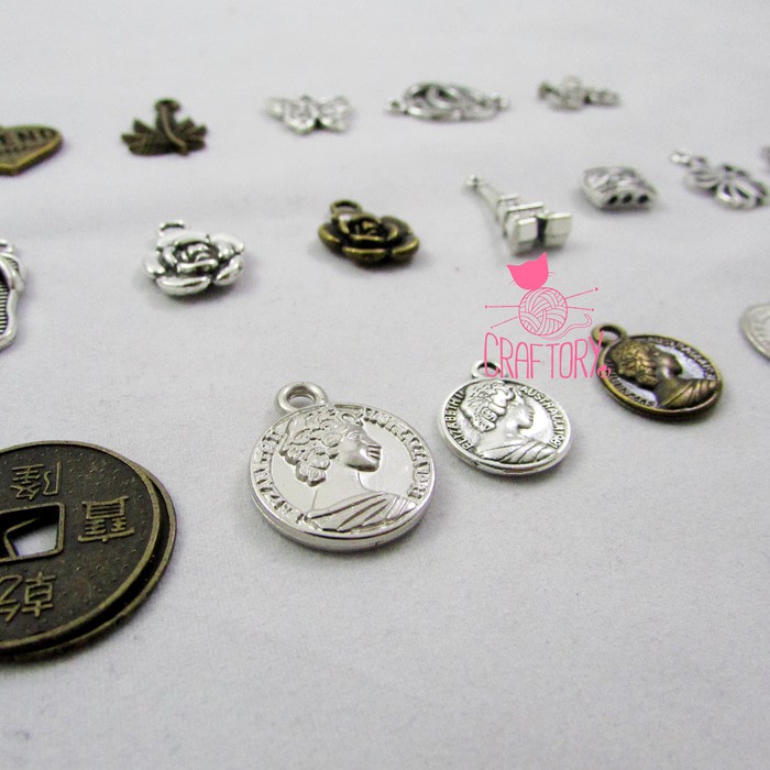 Charm / Bandul / Liontin (Diy Kalung - Gelang - Tattoo - Choker)