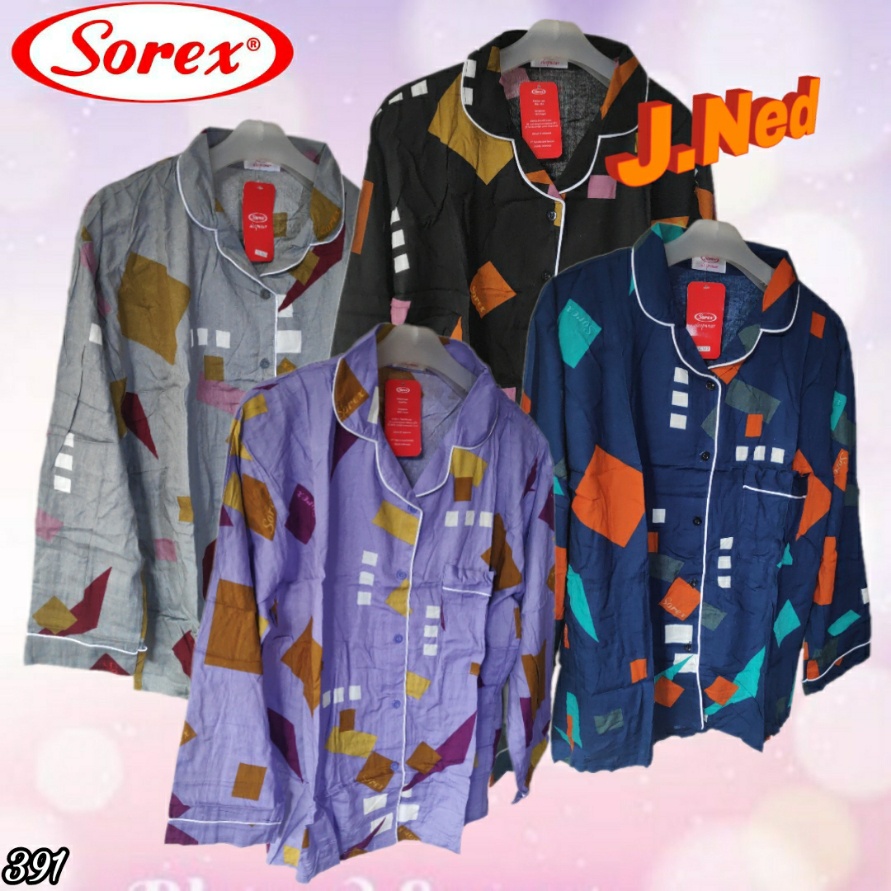 J391 - BAJU TIDUR SOREX PREMIUM FREESIZE LENGAN PANJANG