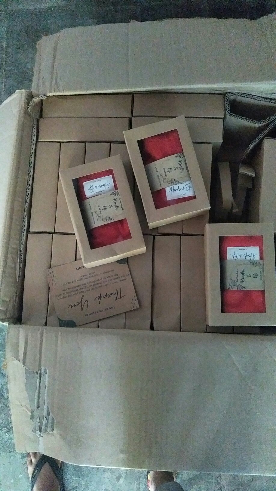 Souvenir Handuk Packaging Box