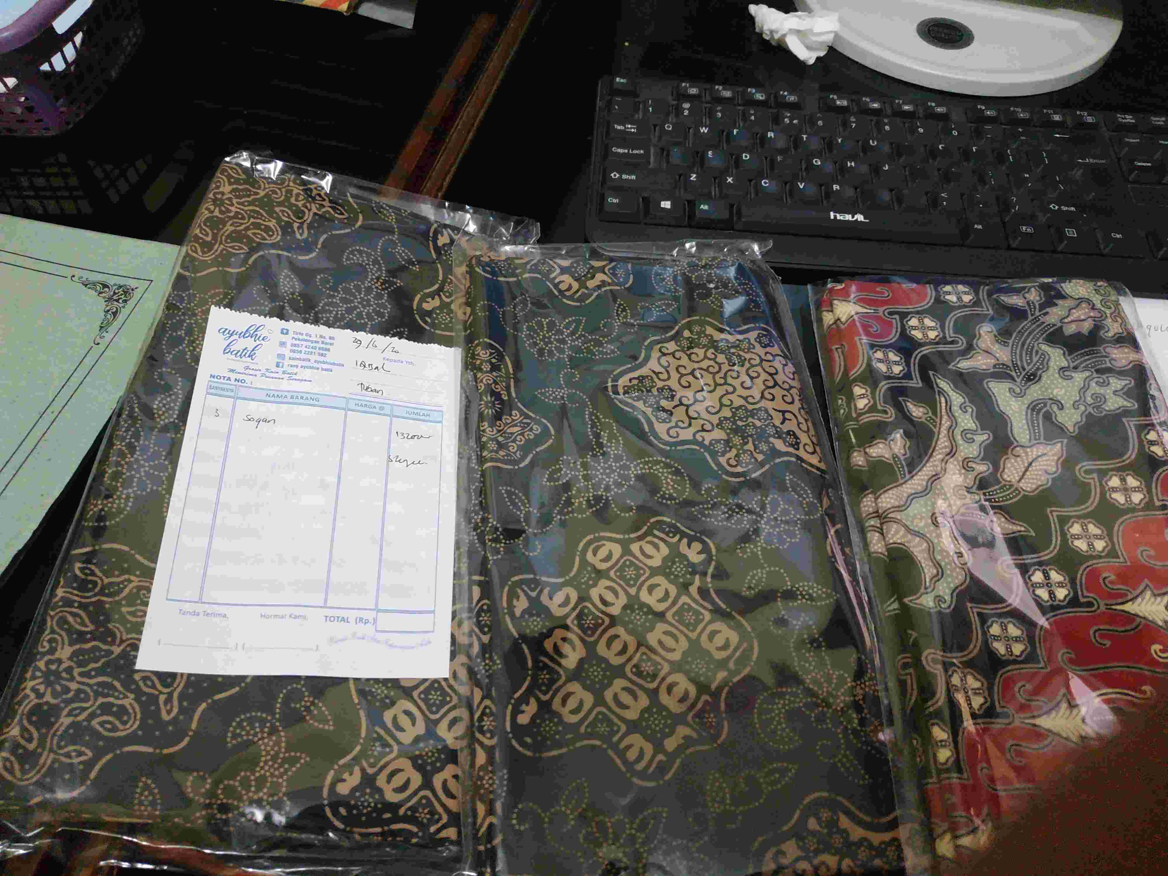 Batik Kebaya Halus Pekalongan Mix Brokat Rangrang Renda Ori