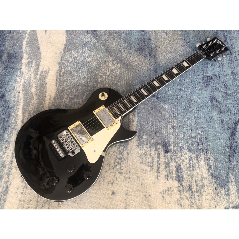 Gitar Elektrik/Listrik Gibson Lespaul Tromolo updown (Black)