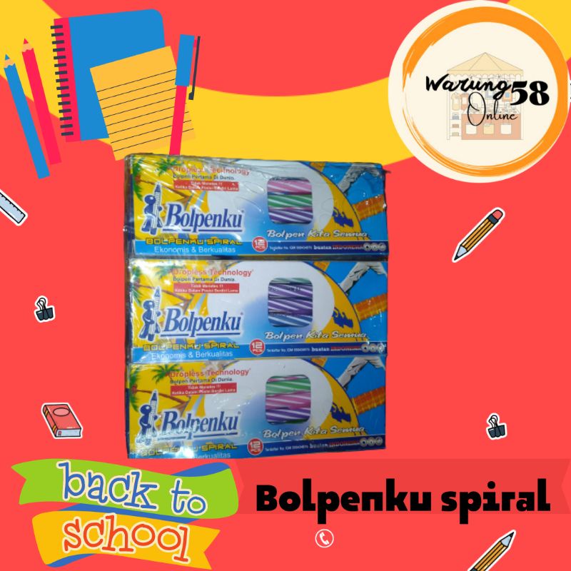 

Bolpenku Spiral murah