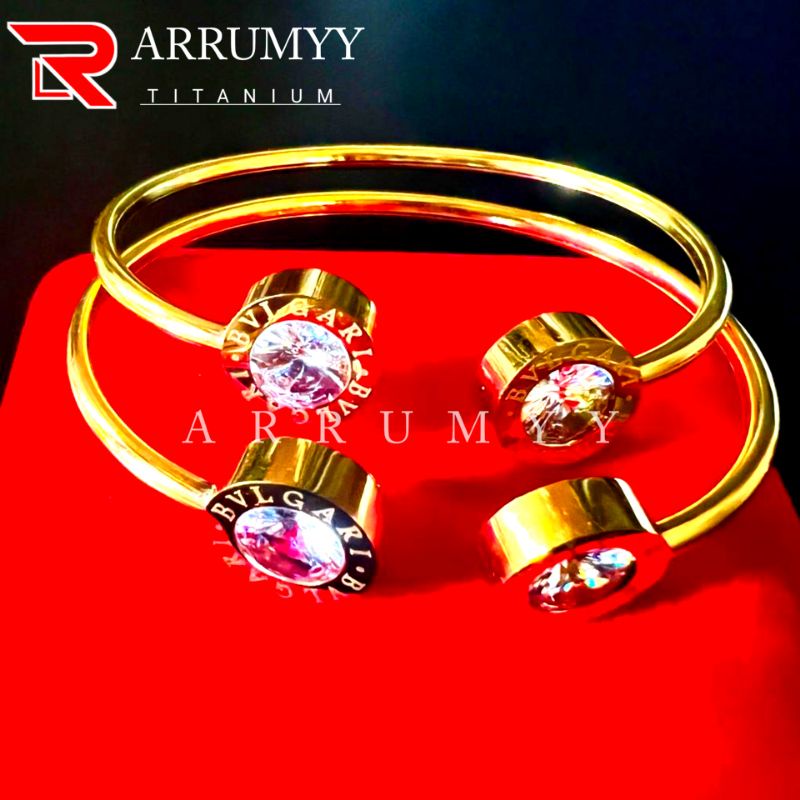 ARRUMYY gelang wanita titanium asli original anti karat