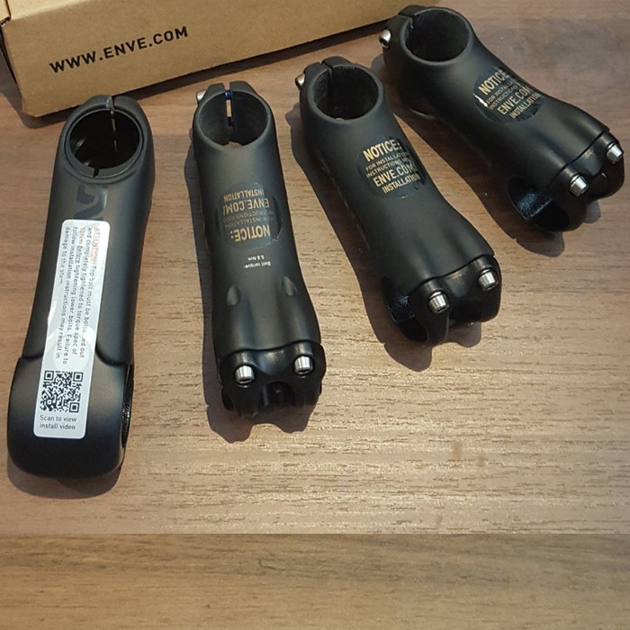 Road Stem Carbon Karbon ENVE Original Black Decal 80mm