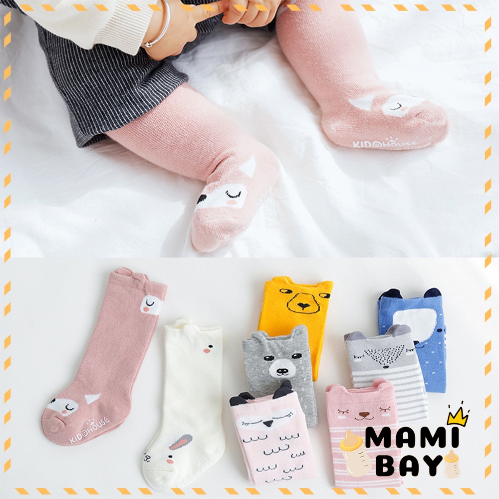 Mamibayi Kaos kaki bayi motif lucu kaos kaki anak anti slip