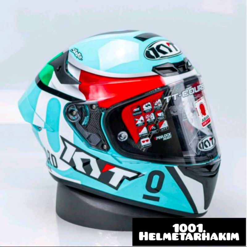 HELM KYT TT COURSE DALLA PORTA LEOPARD FULLFACE/KYT TTC LEOPARD