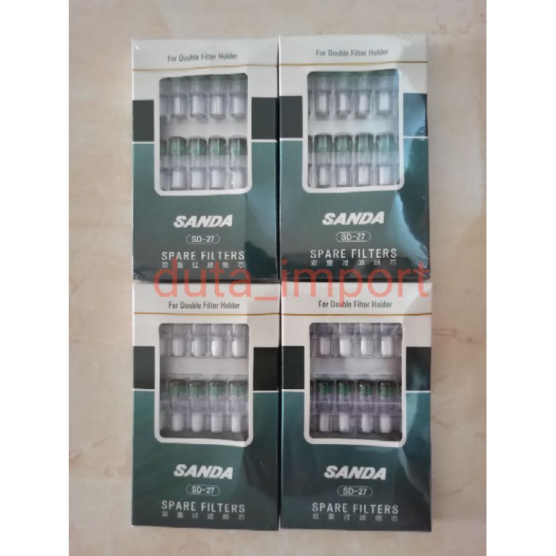 SANDA ISI ULANG FILTER SD27 (1box = 18pcs tabung) Refill original import