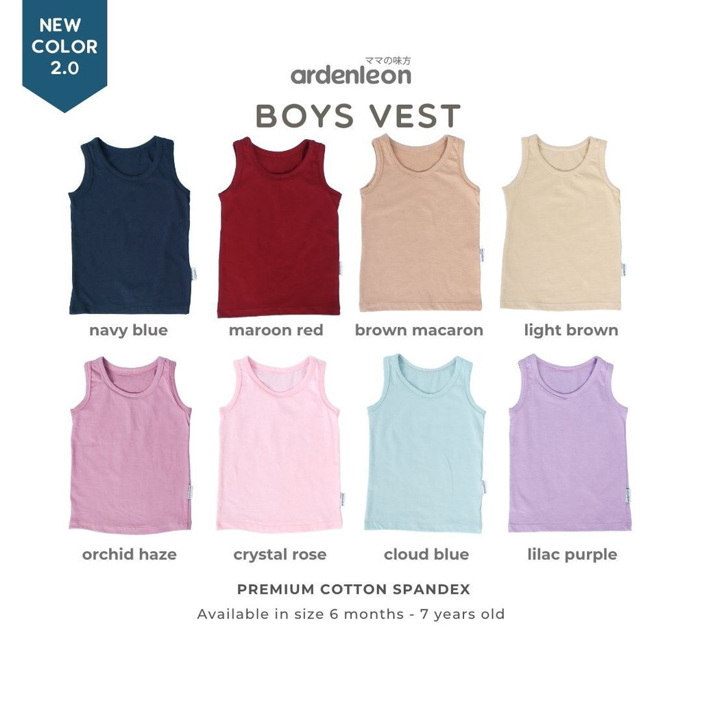 Ardenleon Boys Vest // Kaos Singlet Anak Boy