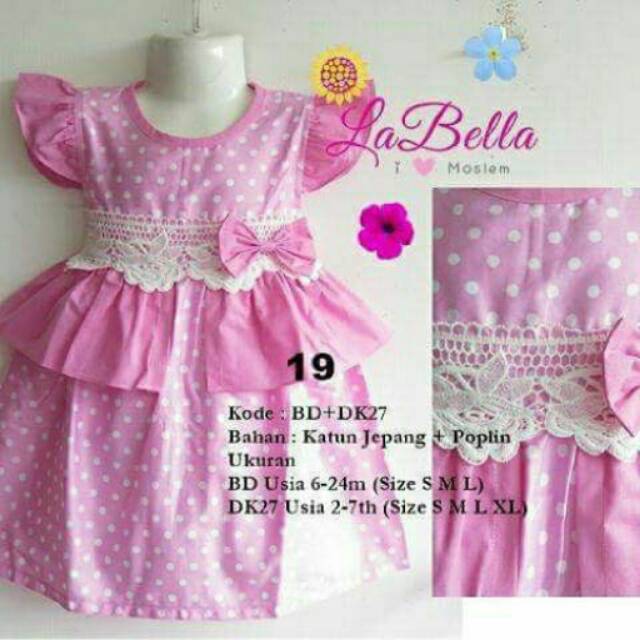 Labella Dress Bayi Baju Anak Perempuan