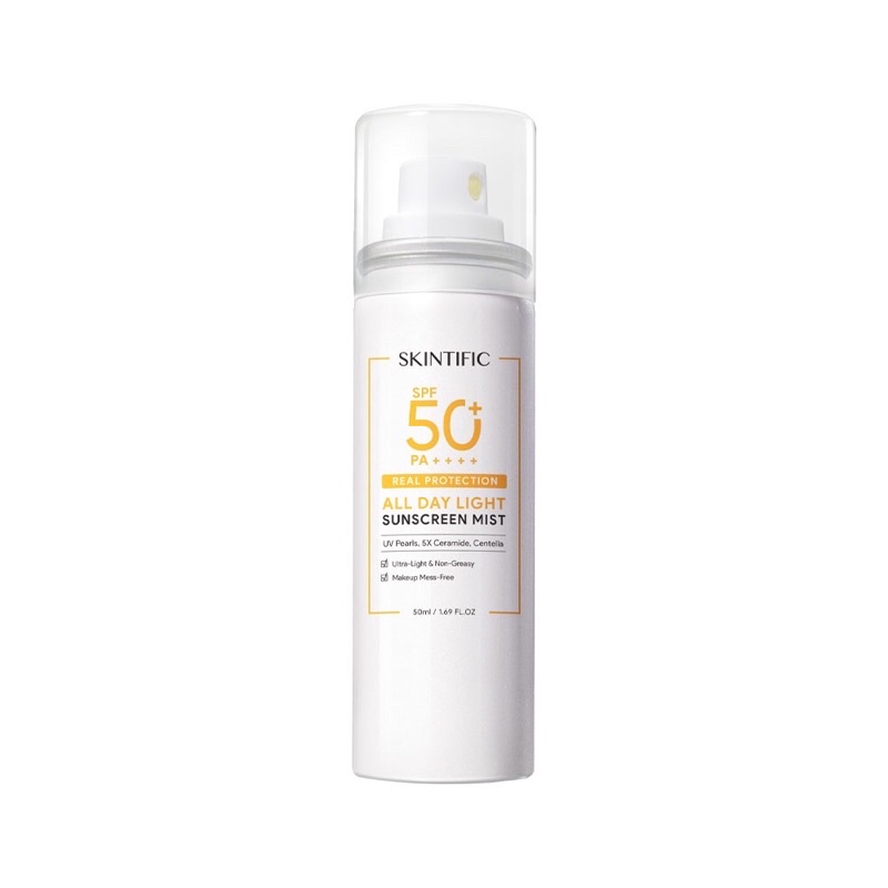 READY STOCK Skintific All Day Light Sunscreen Mist