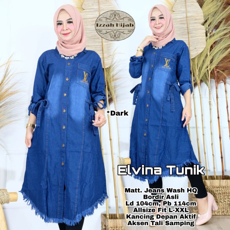 elvina tunik by izzah hijab