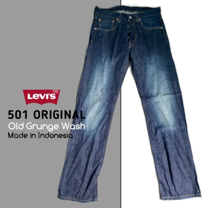 Celana Jeans Pria Levis 501 Original