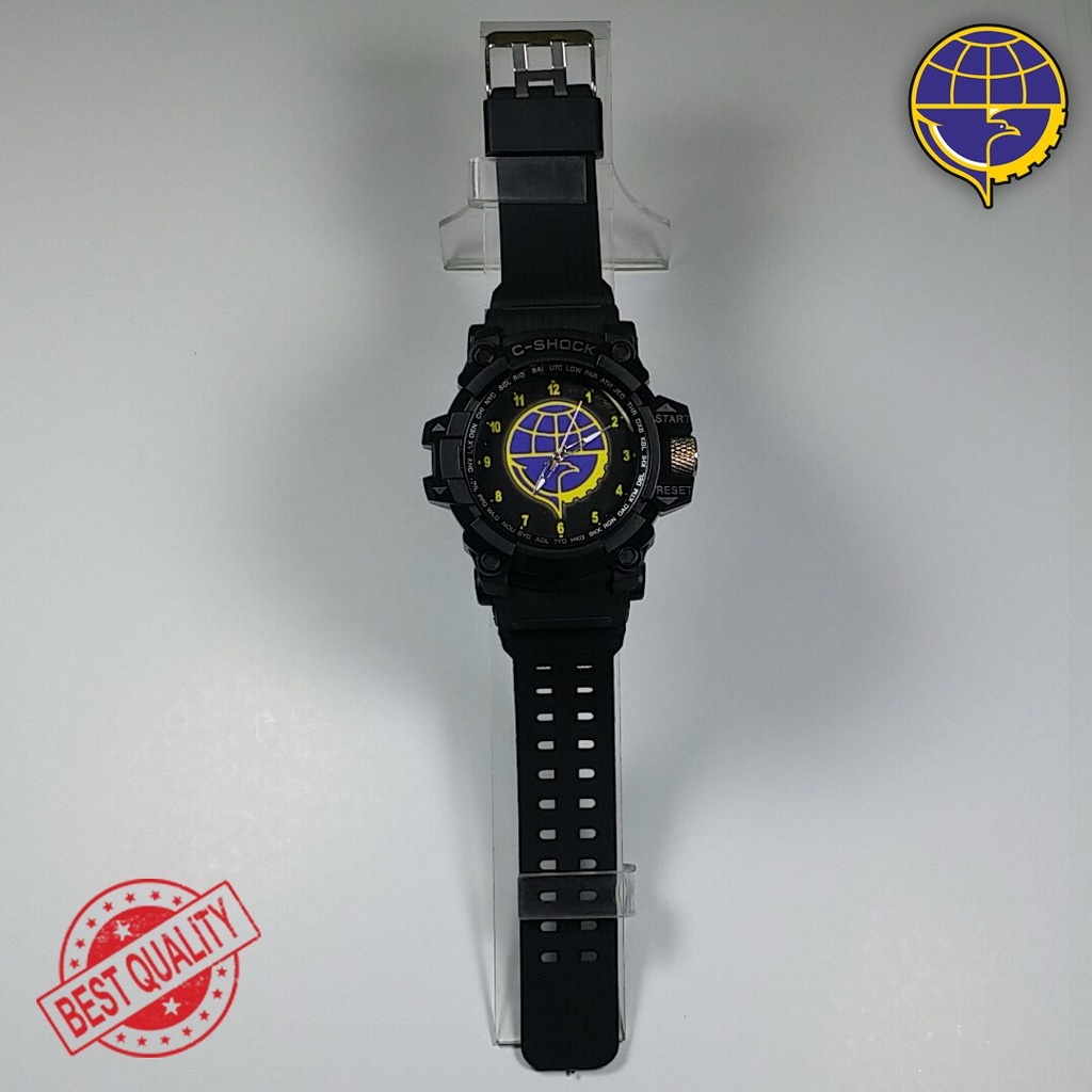 (BEST QUALITY) JAM DISHUB {DLLAJ} FULL BLACK