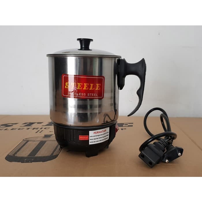 MUG LISTRIK / TEKO LISTRIK / MUG PEMANAS AIR STEELE