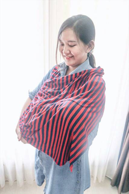 Geos ring gendongan kaos ring geos simple sling geos bayi 2in1 selimut bayi