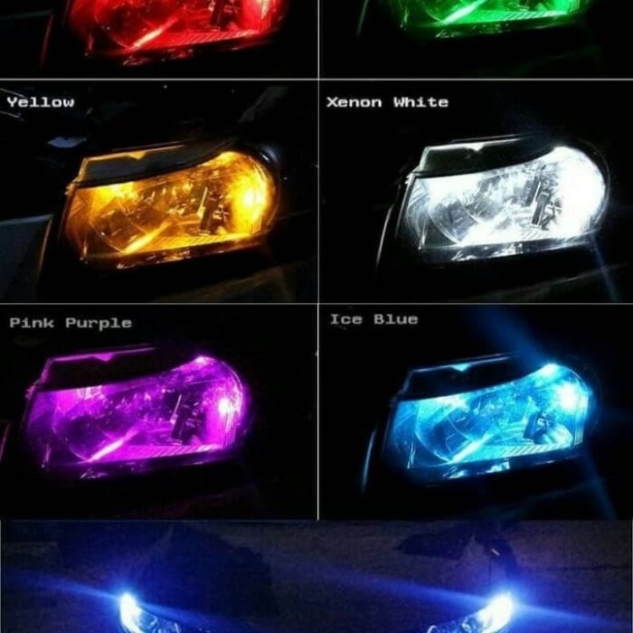 Lampu Motor T10 senja Sen Luminos Crystal Jel-2