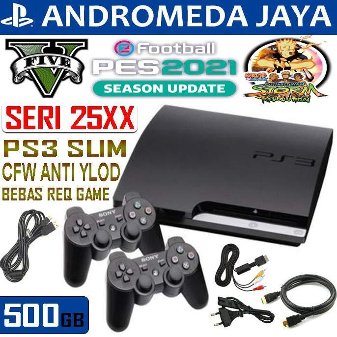 PS3 Slim 500GB CFW Seri 25XX