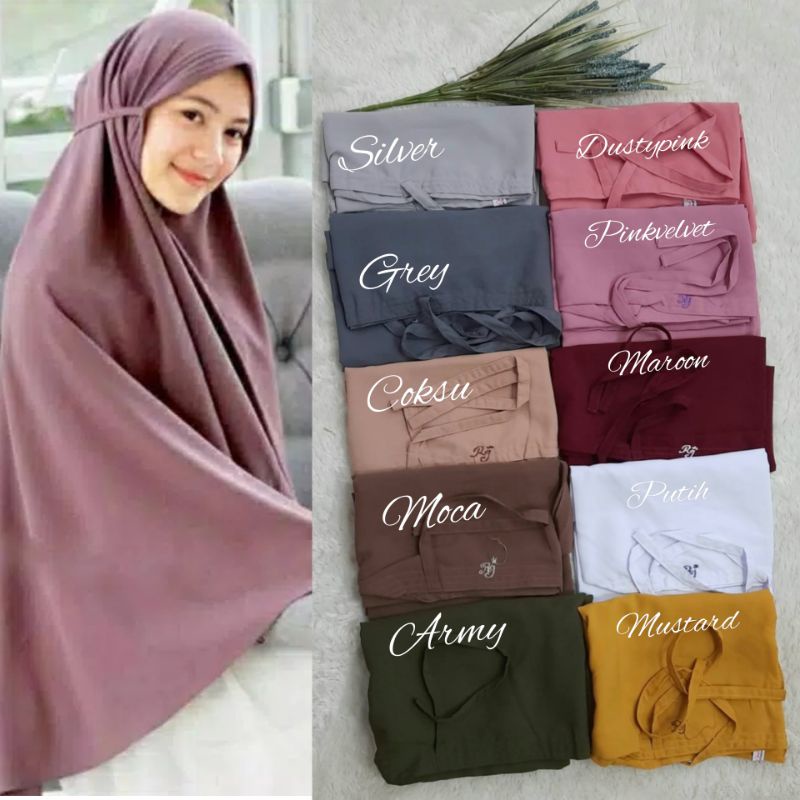 Khimar Maryam Non Pet Jumbo XL // Khimar Serut // Khimar Rempel // Khimar Syiria Jumbo