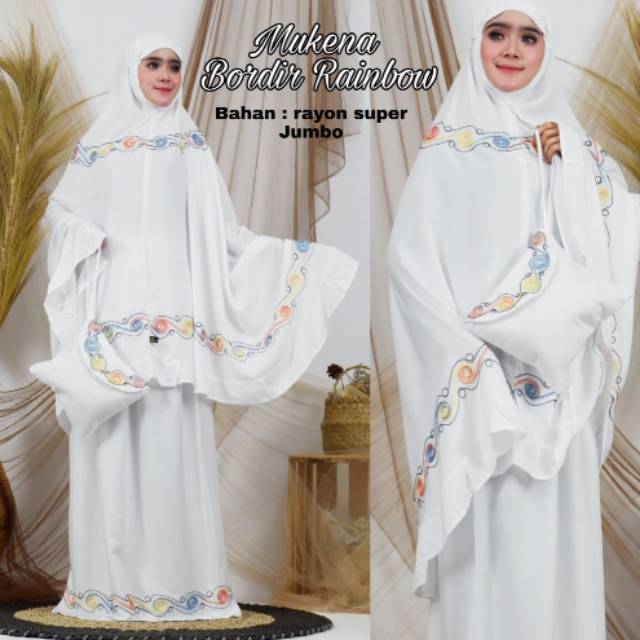 Mukena putih mukena rayon mukena katun mukena jumbo