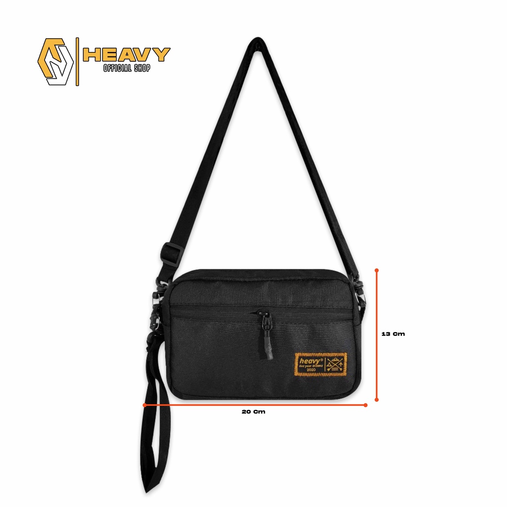 Tas Selempang Heavy Original - Pouch Bag Casual - Heavy - Handbag Clutch Pria / Wanita