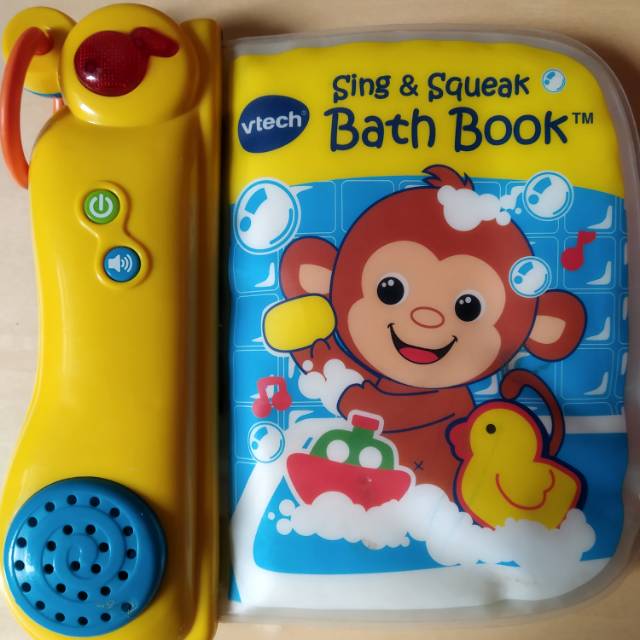 Vtech baby bath book mainan