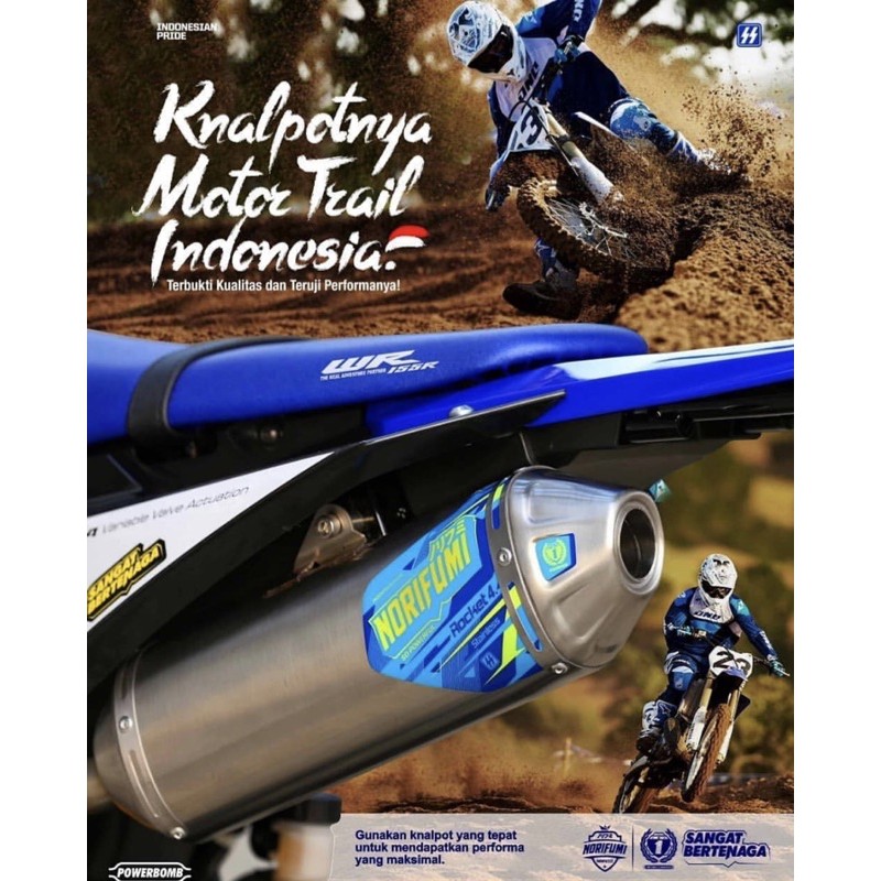 Knalpot norifumi Rocket 4ss original wr155r/norifumi rocket 4 original