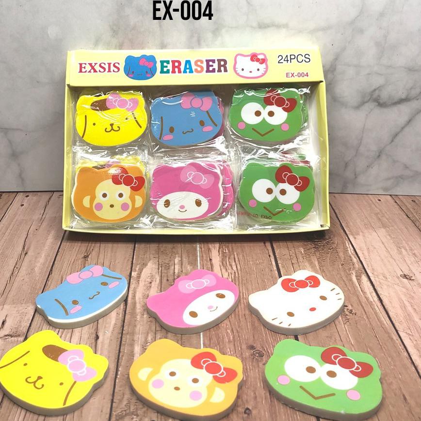 

PROMO 11.11 (fhj-1272) Penghapus / 24pcs Penghapus fancy / Penghapus karakter / Penghapus Exsis