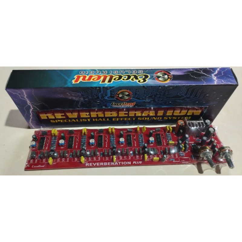 Kit Echo Reverb 2potensio Efek sreng Amkm Full Excellent