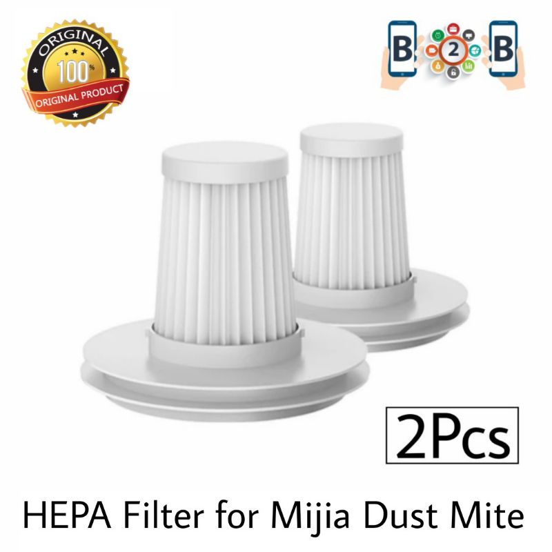 Mijia Mites Eliminator HEPA Filter for Mi Dust Mite 2Pcs