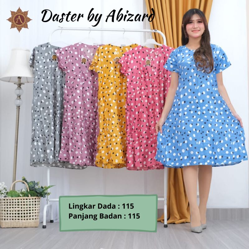 Abizard Daster MANOHARA BUNGA Busui Jumbo Daster Serut Pinggang Daster Bali Murah Kekinian Rayon