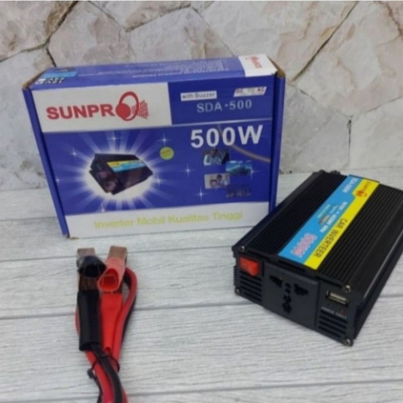 POWER INVENTER AC TO DC 500 WATT SUNPRO