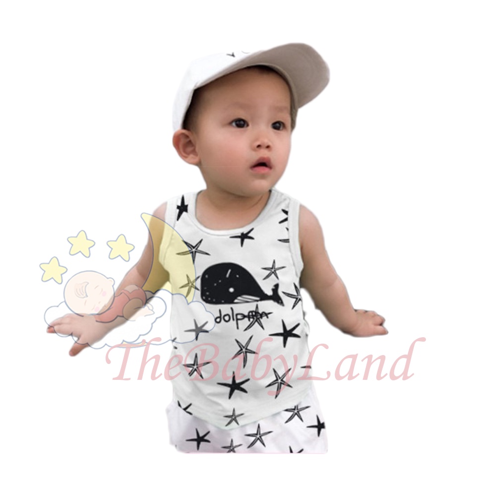 [1KG 13PCS] Babyland Set Singlet Anak / Setelan Bayi Anak / Setelan Oblong Singlet Bayi Anak